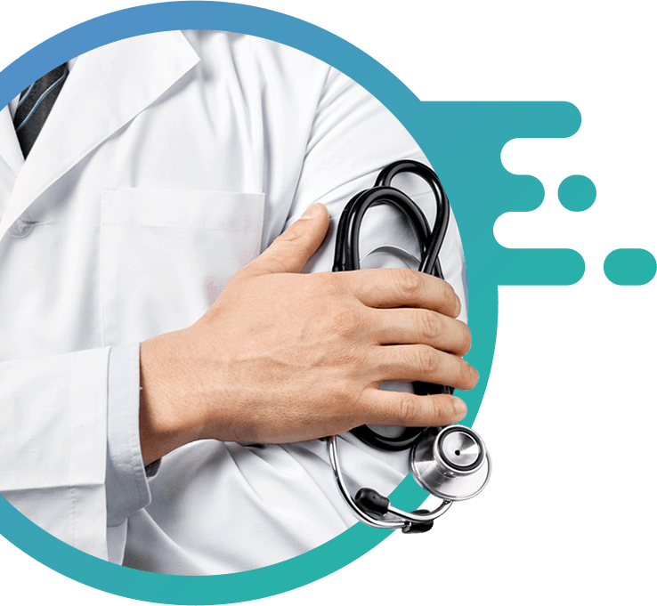 Doctor holding stethoscope for Health Check-Up and medical examination